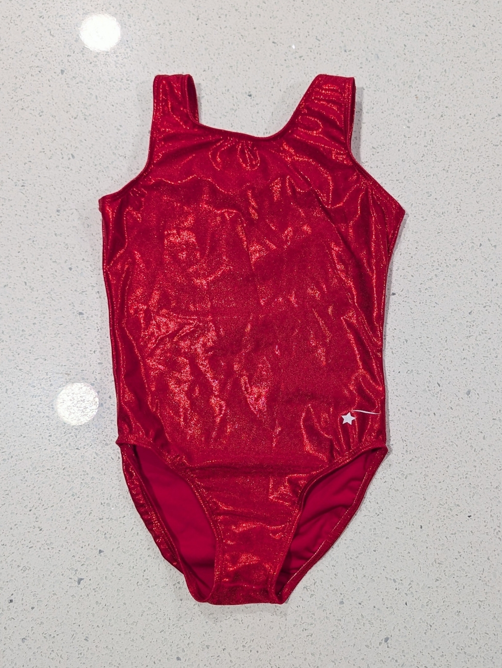 HOLIDAY Destira Gymnastics Dance Leotard Medium Christmas Holiday Mystique RED